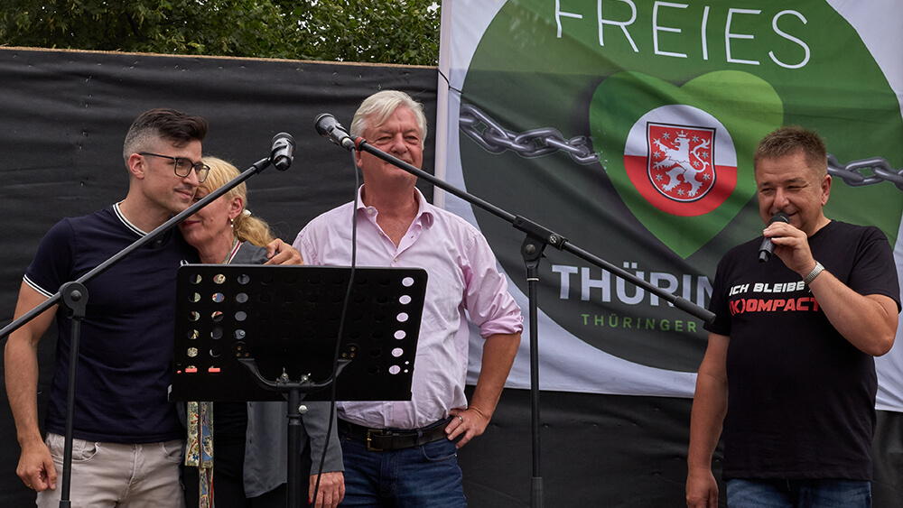 Martin sellner und jürgen elsässer © dirk bindmannwikimedia commons