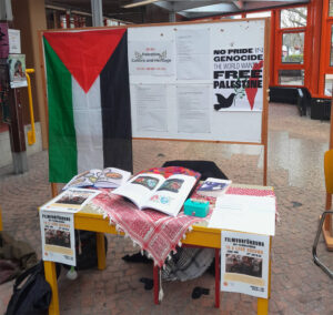 Nachhaltigkeitswoche uni konstanz info palestine © miriam nagel