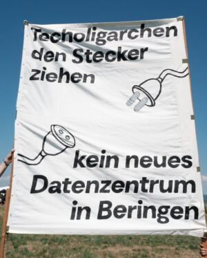 Protest gegen serverfarm beringen 02 © aufstände der allmende