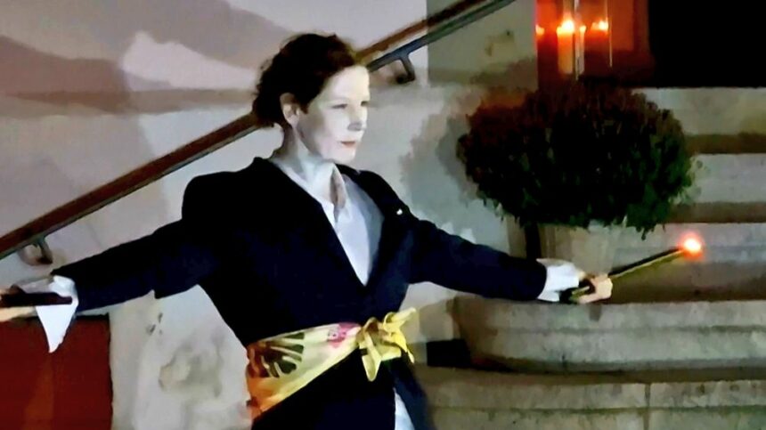 Regina Masuhr vor dem Jüdischen Museum Gailingen am 20. September 2025 © Walter Külling