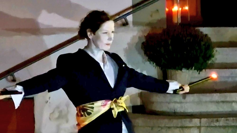 Regina Masuhr vor dem Jüdischen Museum Gailingen am 20. September 2025 © Walter Külling