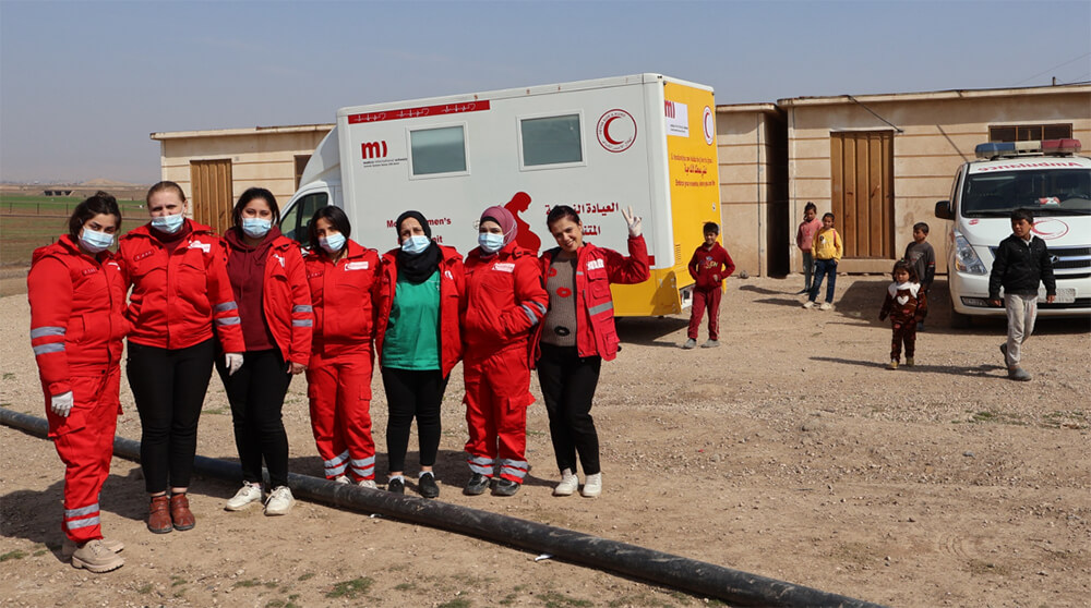 Rojava Frauen Der Mobilen Klinik ©heyva Sor A Kurd Medico Schweiz