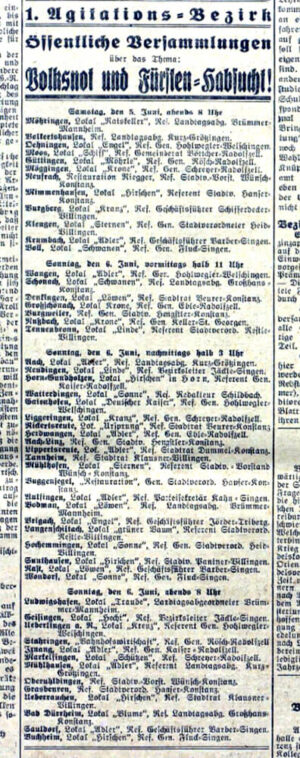 Versammlungen kvblatt 5.6.1926