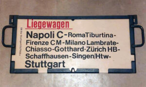 Waggonschild napoli stuttgart © progäubahn