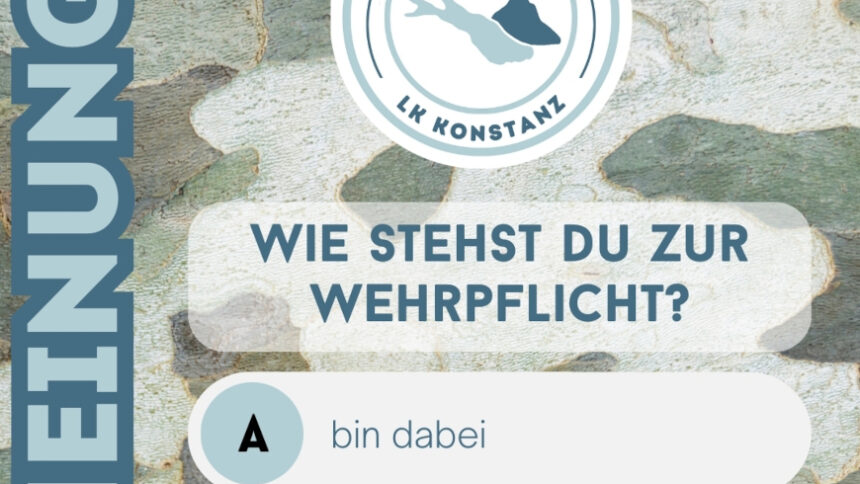Umfrage: Wie stehen Jugendliche im Kreis Konstanz zur Wehrpflicht?