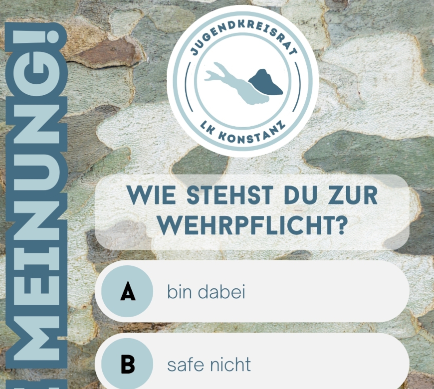 Wehrpflicht umfrage des jugendkreisrats