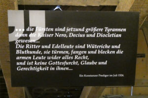 Wüteriche und bluthunde tafel bauernmuseum hilzingen © pit wuhrer