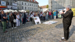 Hiroshima-Kundgebung Konstanz 6. August 2025 © Pit Wuhrer